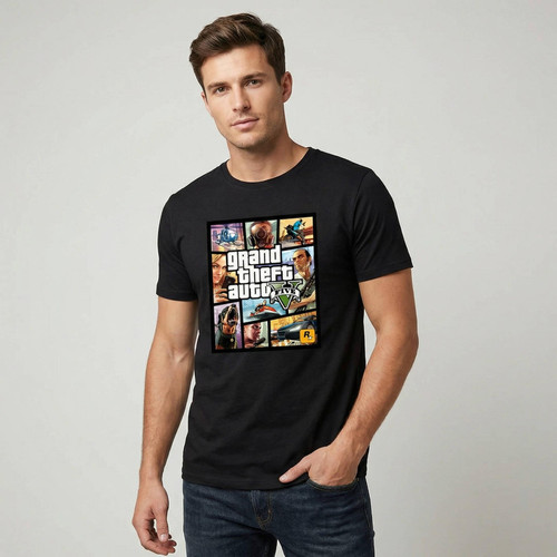 تیشرت مردانه طرح GTAV