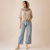 شومیز زنانه گره ای مدل اطلسی