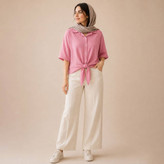 شومیز زنانه گره ای مدل اطلسی