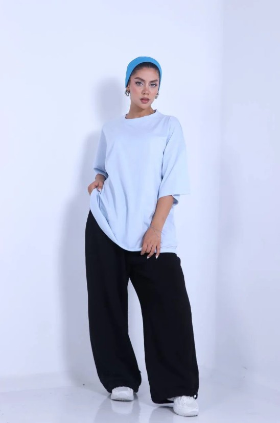 تیشرت لانگ لش زنانه ساده