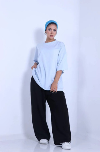 تیشرت لانگ لش زنانه ساده
