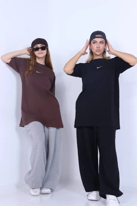 تیشرت لانگ زنانه نایک