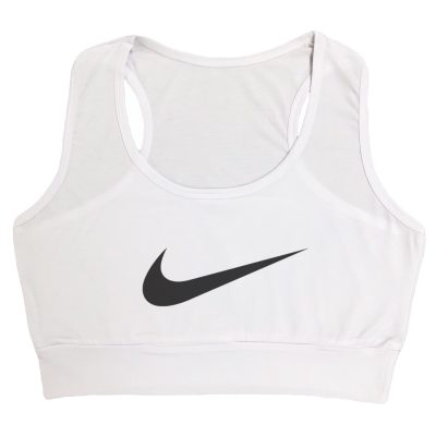 نیم تنه زنانه سفید طرح نایک